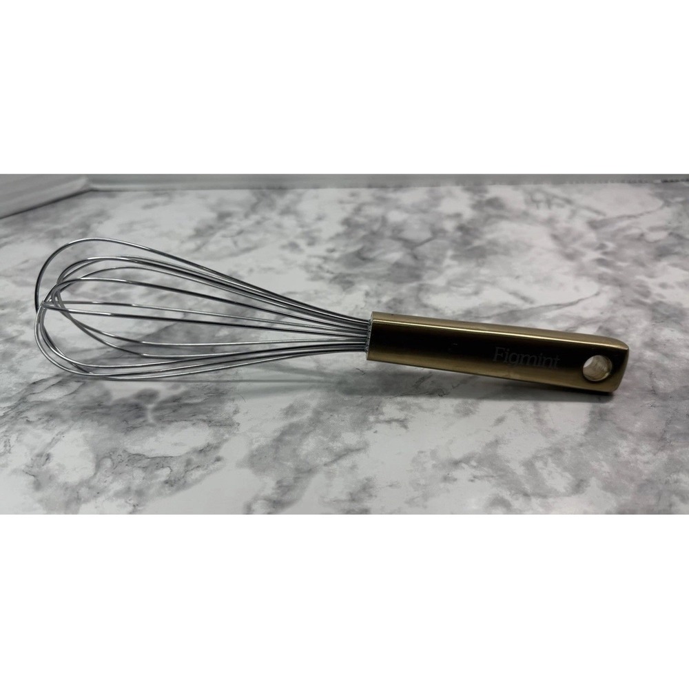 Figmint™ 9" Stainless Steel Whisk Champagne